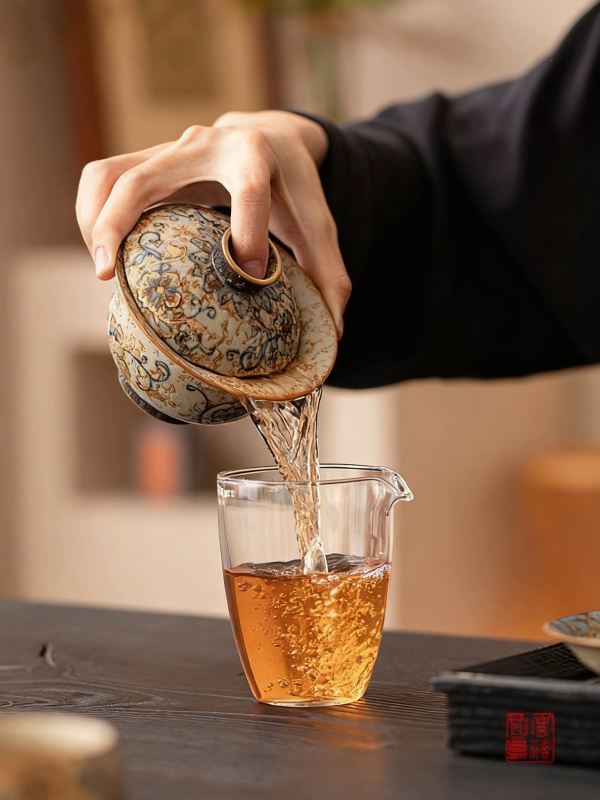 a8ecd64a98481b1bbf426b6f4d10c2b7 Hand-painted blue fireworks stone red three talents covered bowl ceramic tea bowl with lid kung fu tea set